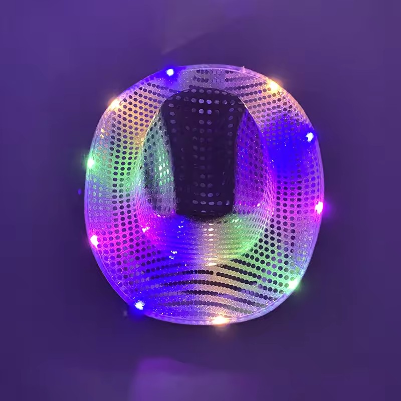Party Hat Cone - وامض مصباح ليد كاوبوي راعية البقر