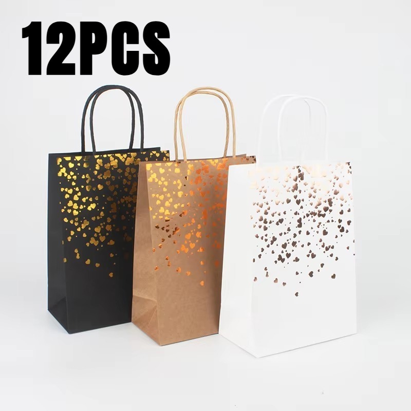 Event Party Shop - 12 قطعة من أكياس ورق الكرافت