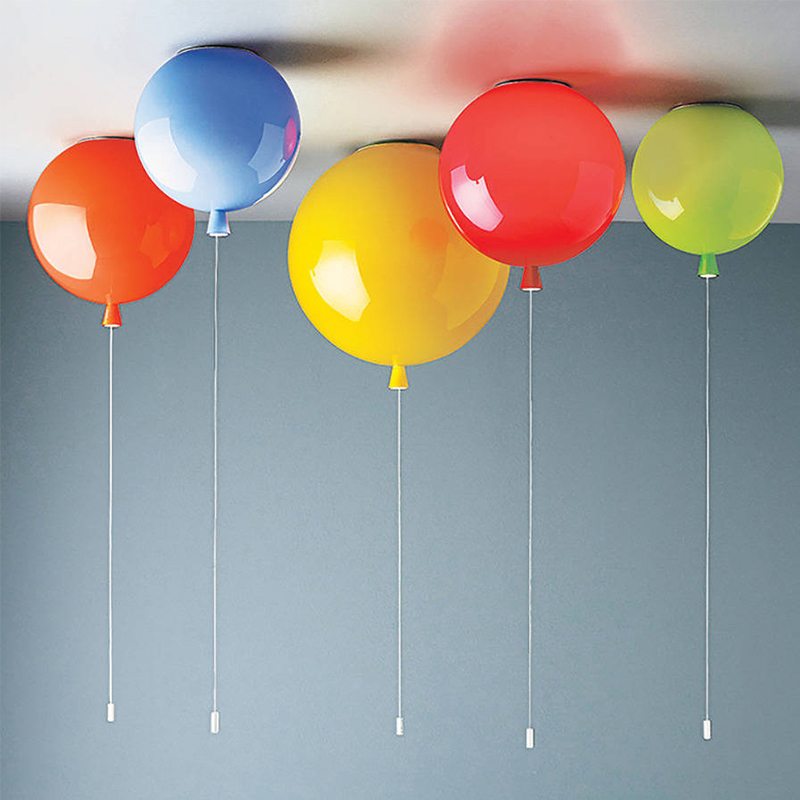Led Balloon Light - الحديثة الملونة بالون مصباح السقف لغرفة