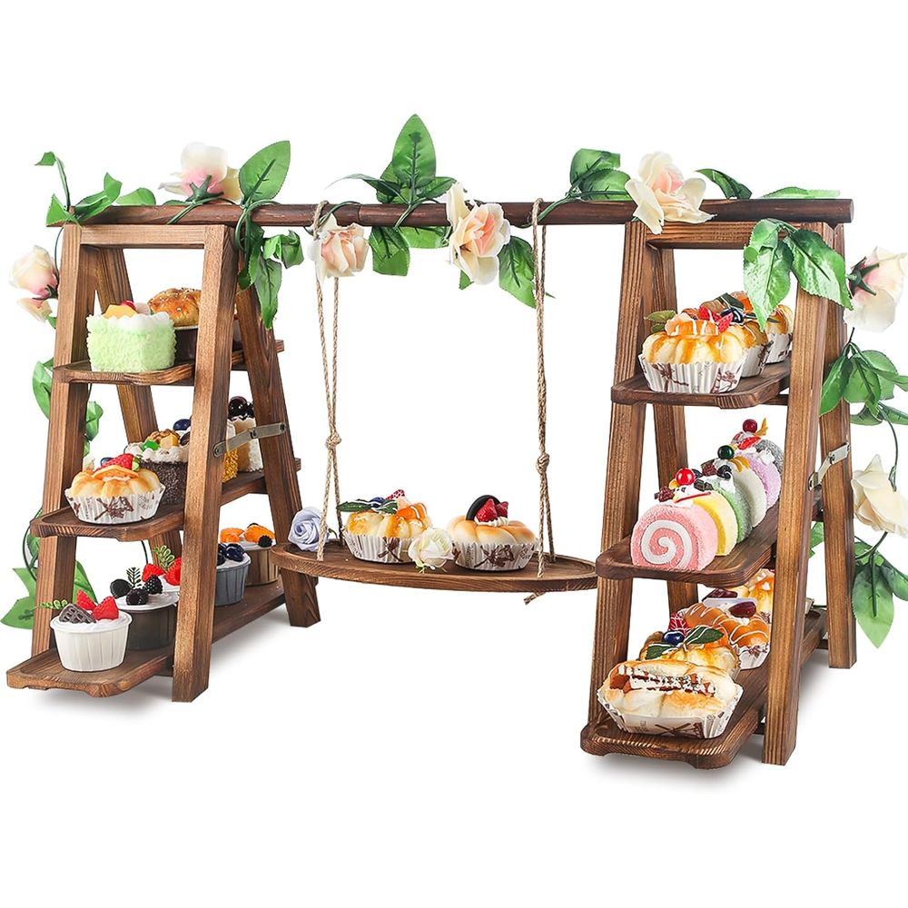 Cupcake Stand Tier - حامل كب كيك ثلاثي الطبقات مع