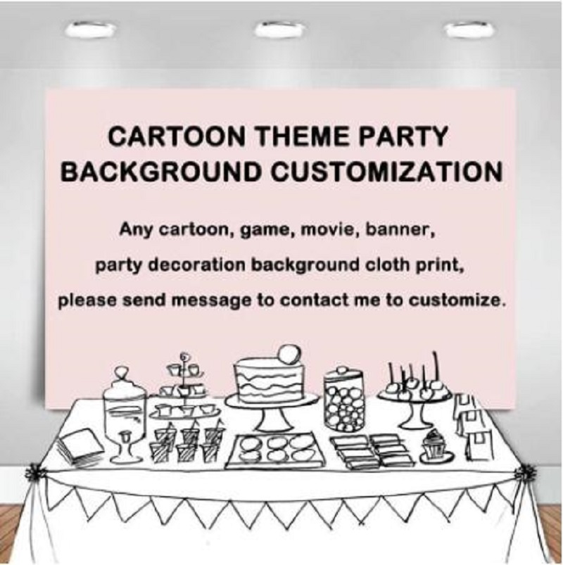 خلفية تصوير لحفلة عيد ميلاد فت - مراجعة Dessert Table Backdrop وسعره
