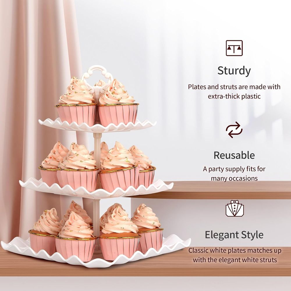 طقم حامل كيك من 5 قطع مع حاملي - مراجعة Cupcake Stand Tier وسعره