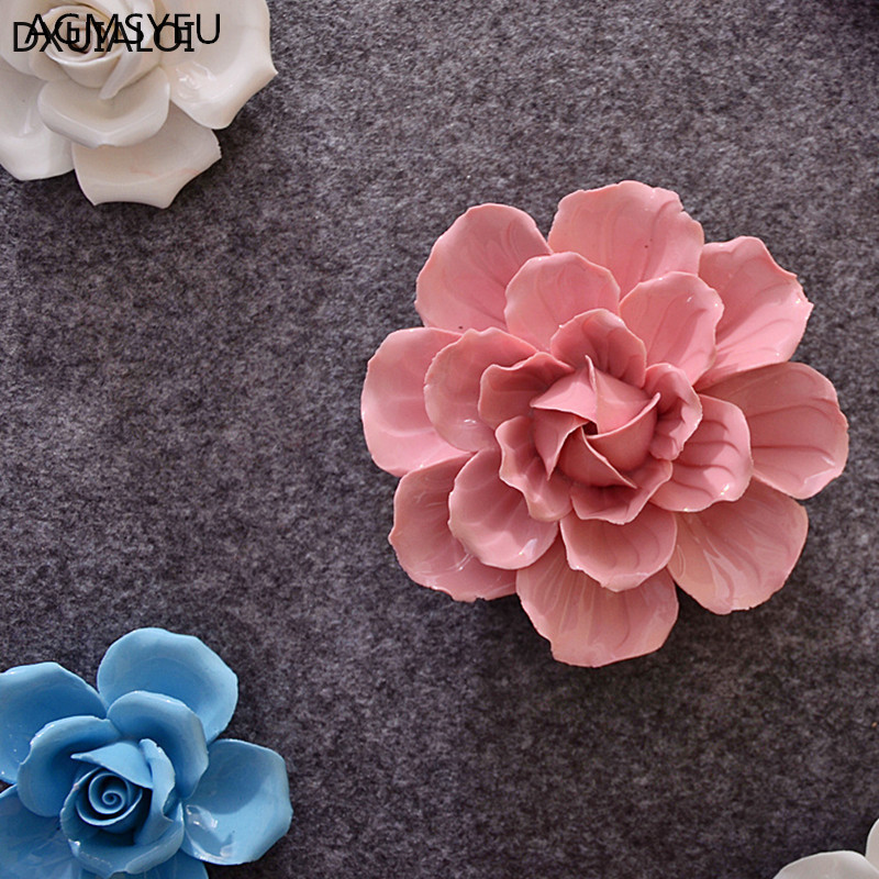 1 قطعة من ملصقات الحائط الخزفي - مراجعة Flower Wall Panel وسعره