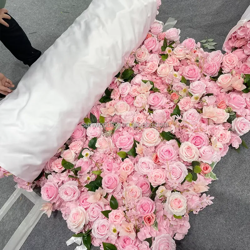 جدار زهور اصطناعية من الحرير م - مراجعة Flower Wall Panel وسعره