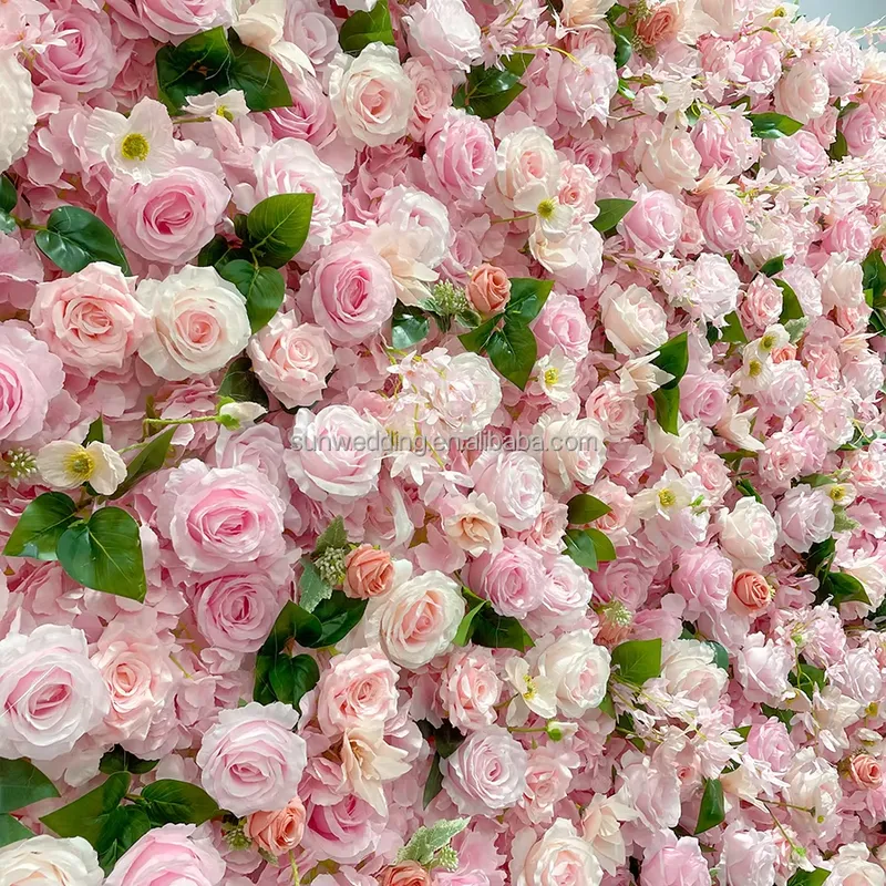 جدار زهور اصطناعية من الحرير م - مراجعة Flower Wall Panel وسعره