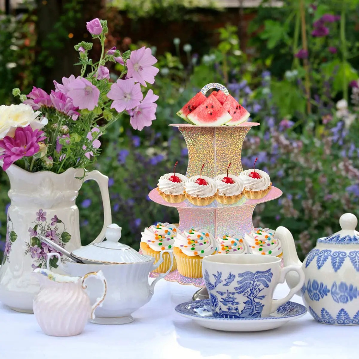 حامل كب كيك من الورق المقوى ثل - مراجعة Cupcake Stand Tier وسعره