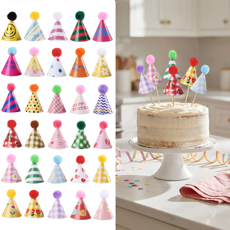 15/30 قطعة من قبعات الحفلات ال - مراجعة Party Hat Cone وسعره