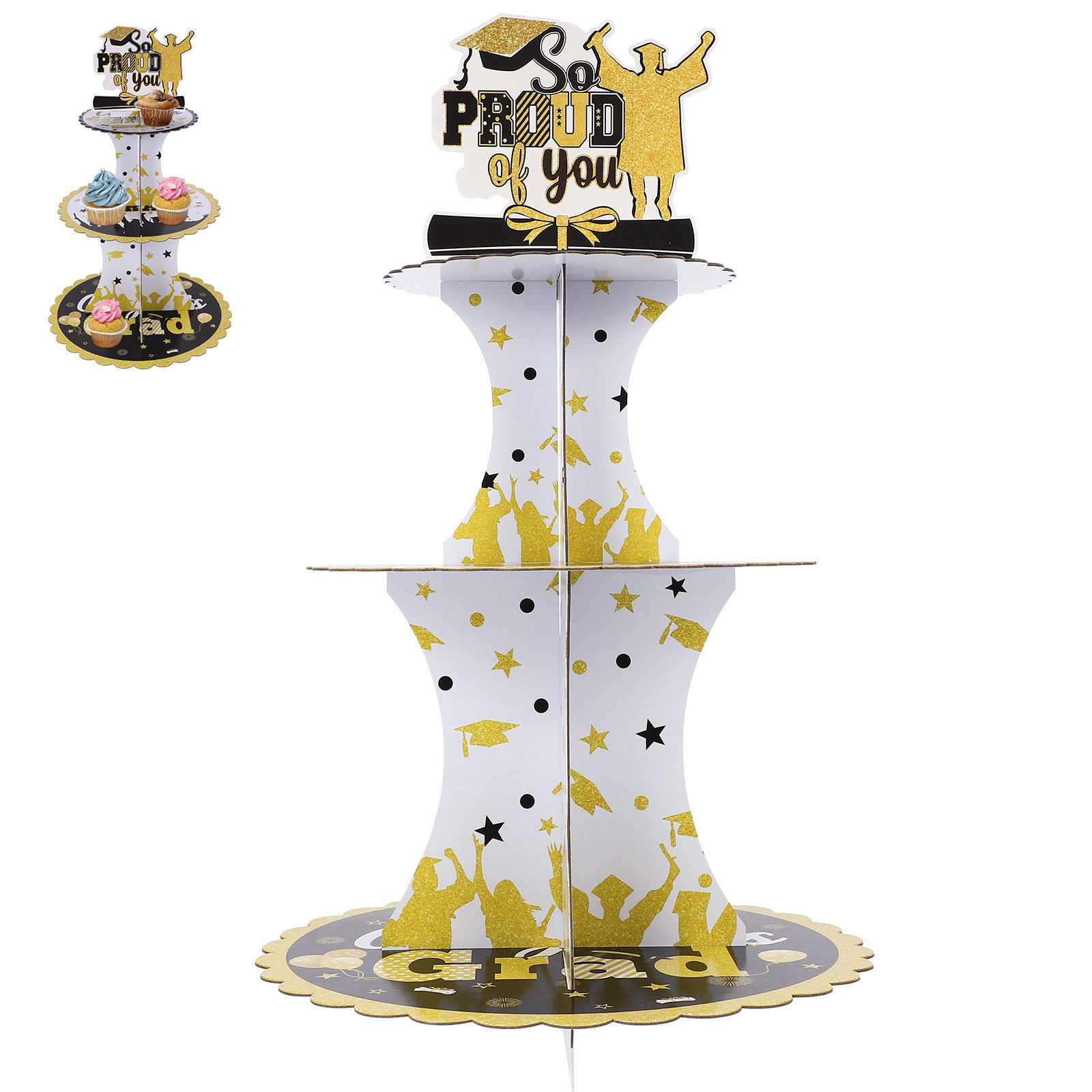 مجموعة واحدة من حامل الكيك الو - مراجعة Cupcake Stand Tier وسعره