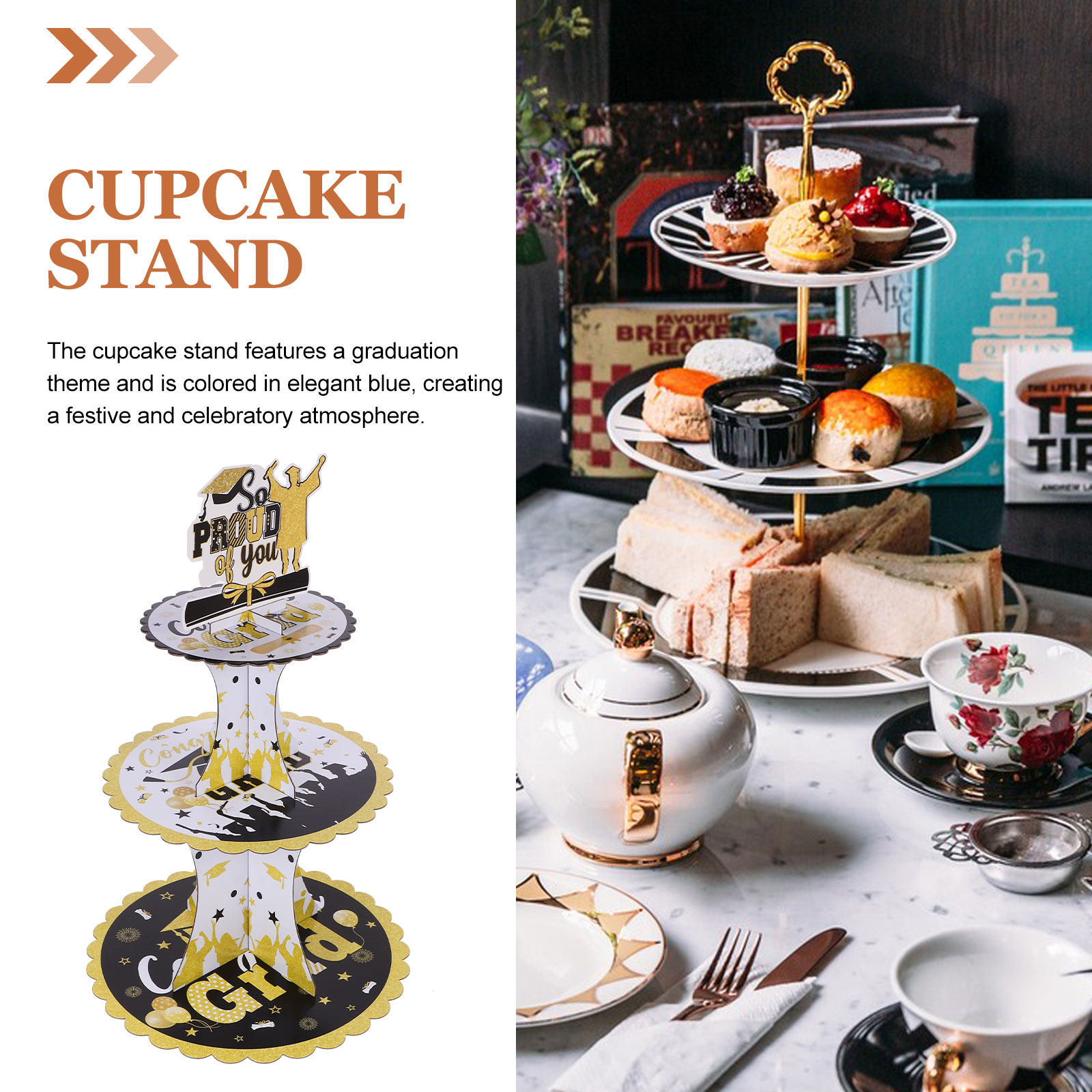 مجموعة واحدة من حامل الكيك الو - مراجعة Cupcake Stand Tier وسعره