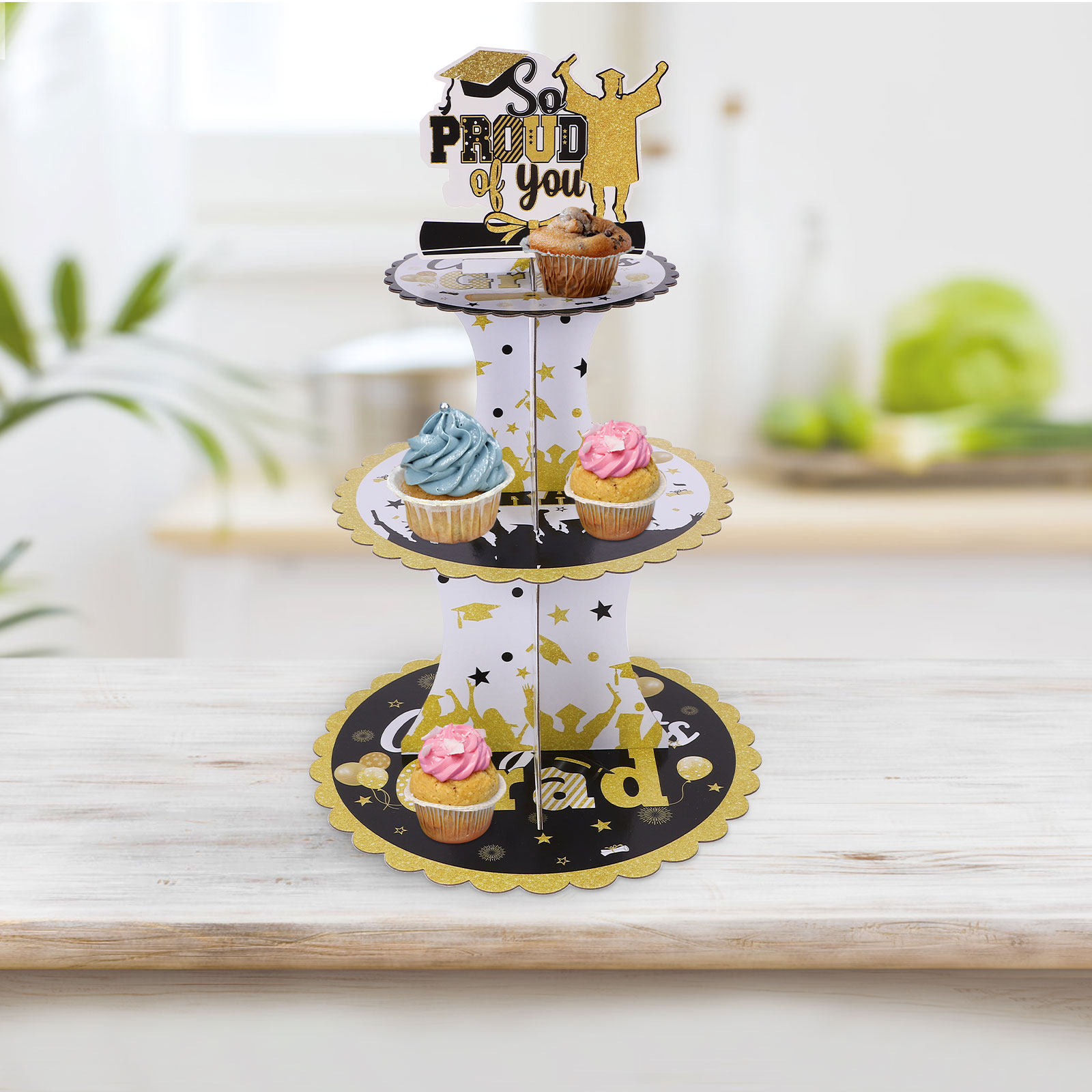 مجموعة واحدة من حامل الكيك الو - مراجعة Cupcake Stand Tier وسعره