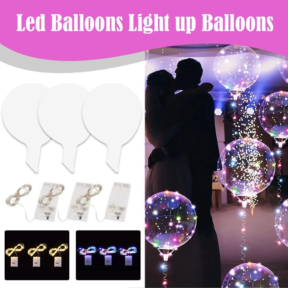 3 قطعة بالونات Led تضيء بالونا - مراجعة Led Balloon Light وسعره