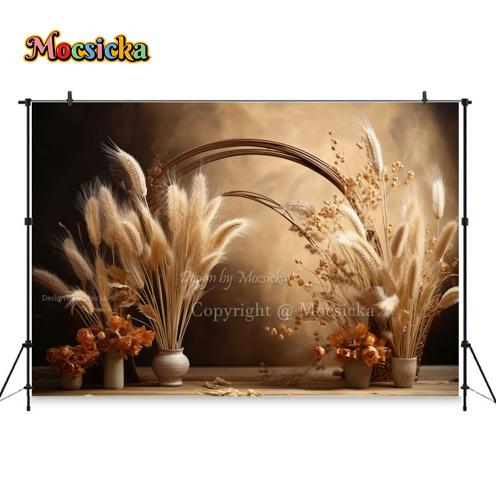 خلفية تصوير بوهو ريترو بنية ال - مراجعة Dessert Table Backdrop وسعره