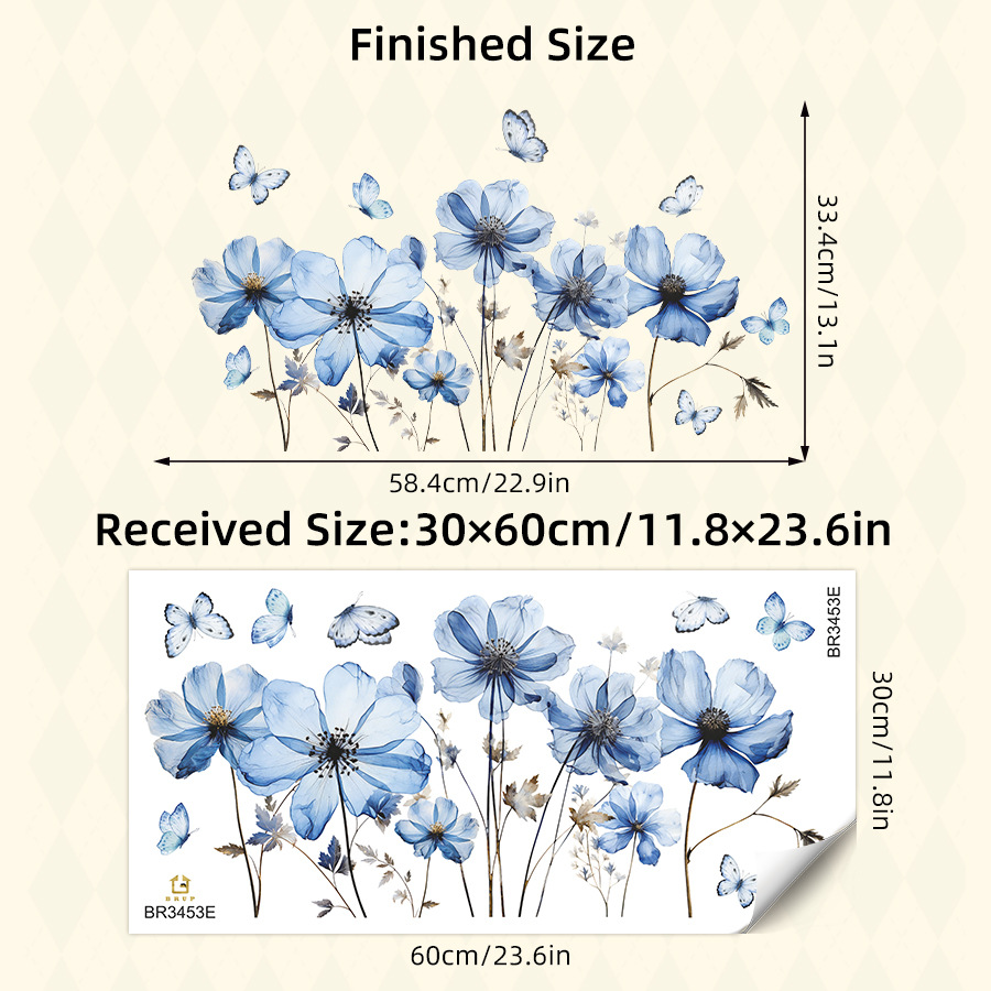 ملصق جداري جديد بتصميم فراشة ز - مراجعة Flower Wall Panel وسعره