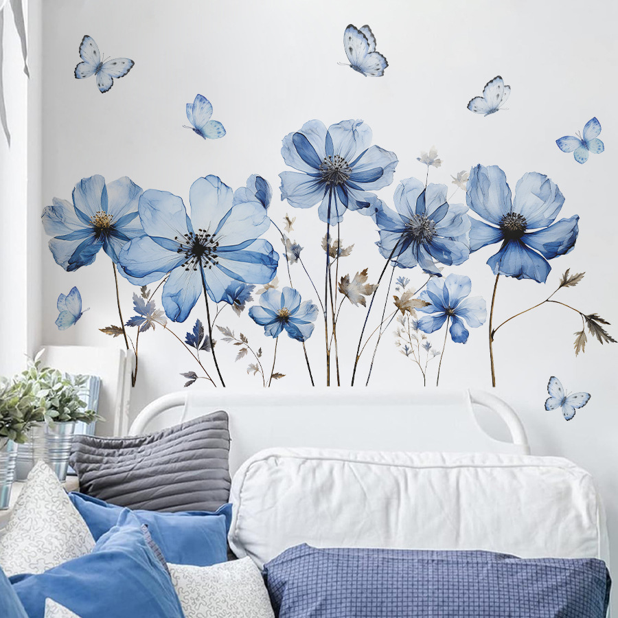 ملصق جداري جديد بتصميم فراشة ز - مراجعة Flower Wall Panel وسعره