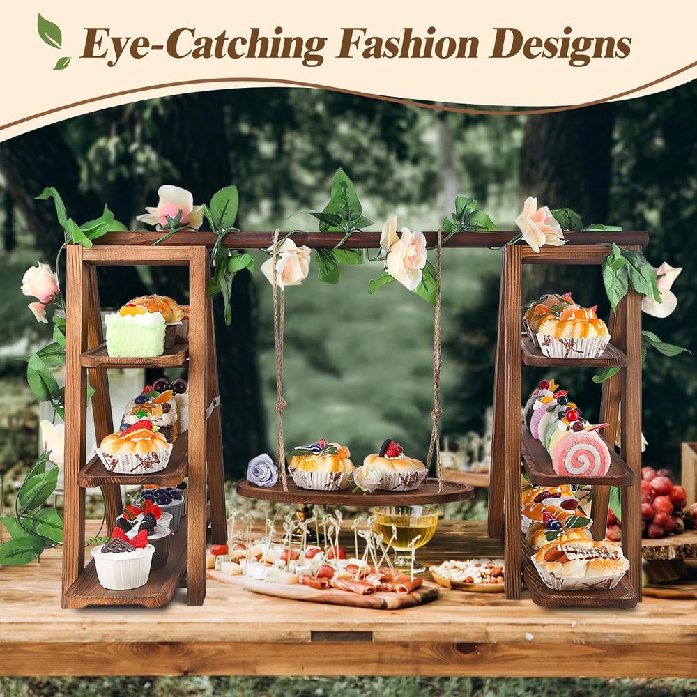 حامل كب كيك ثلاثي الطبقات مع س - مراجعة Cupcake Stand Tier وسعره