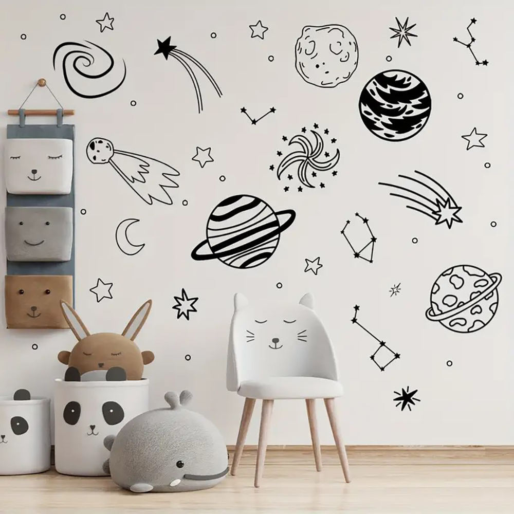 Large Planetary Meteor Space T - مراجعة Flower Wall Panel وسعره