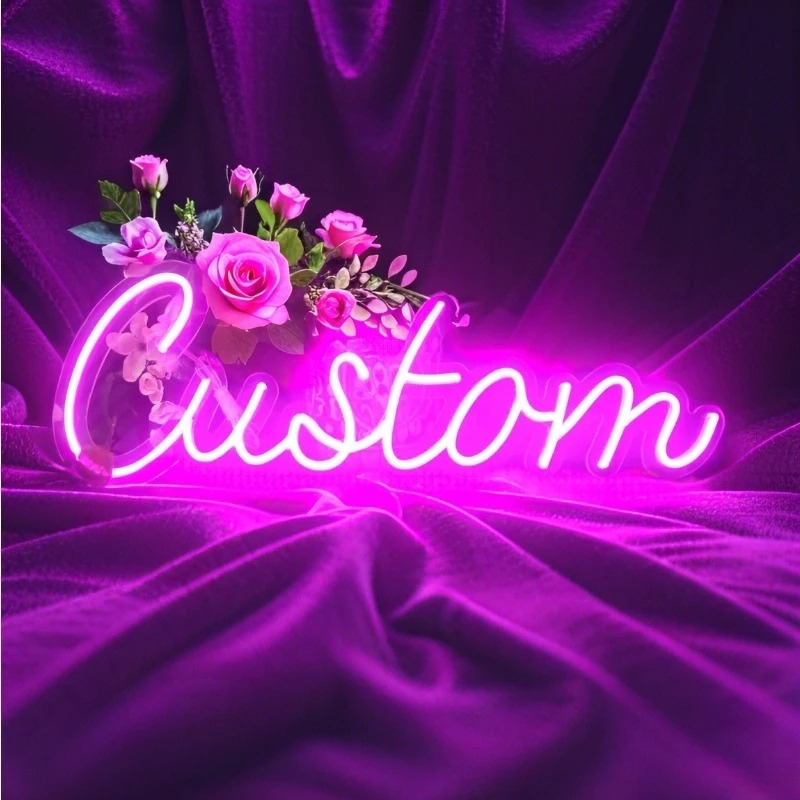 علامة نيون اسم مخصص - ضوء LED  - مراجعة Neon Sign Party وسعره